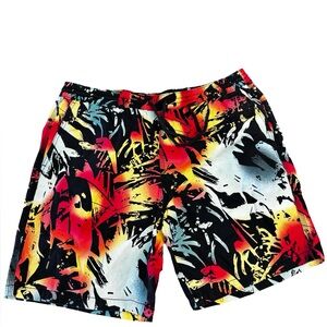 Mossimo Supply Co Mens Multicolor Athletic Swim Shorts Size Large Activewear Y2K